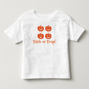 T-shirt Pour Les Tous Petits Chemise mignonne de citrouilles de Halloween