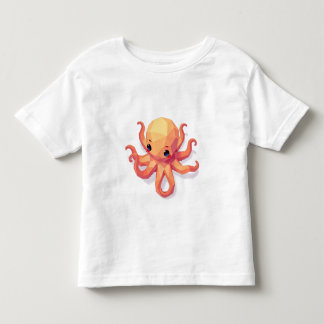 T-shirt Pour Les Tous Petits Chemise Octopus