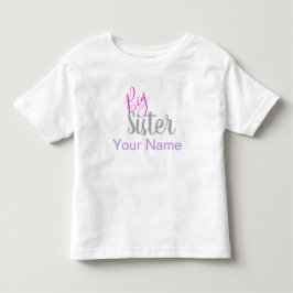T-shirt Pour Les Tous Petits Chemise personnalisée de grande soeur