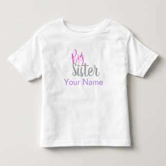 T-shirt Pour Les Tous Petits Chemise personnalisée de grande soeur