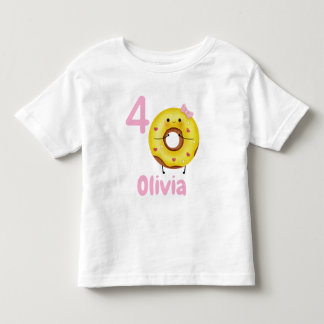 T-shirt Pour Les Tous Petits Chemise personnalisée pour fille d'anniversaire av