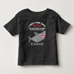 T-shirt Pour Les Tous Petits Chemise potentiellement mortelle de requin