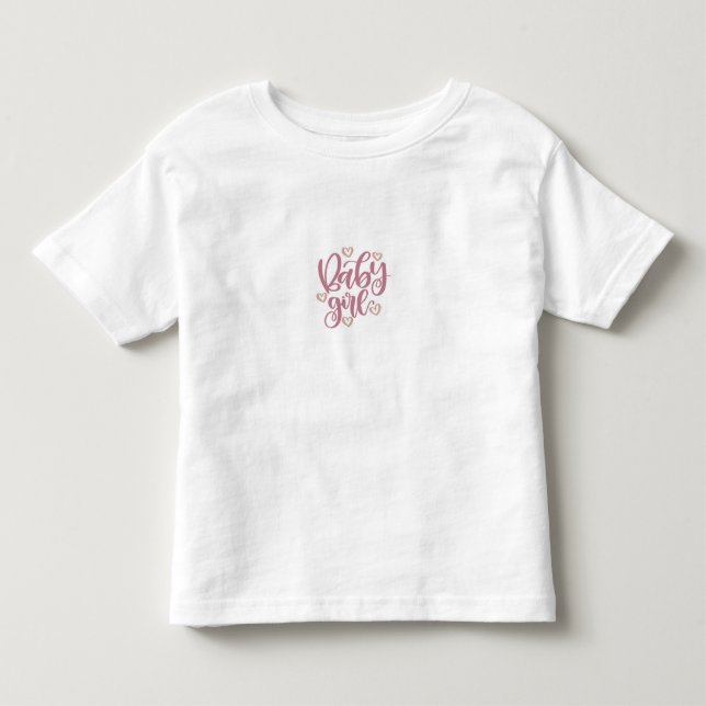 T-shirt Pour Les Tous Petits chemise pour bébé fille (Devant)