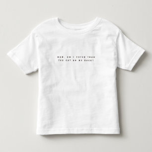T-shirt Pour Les Tous Petits Chemise pour tout-petit avec chat mignon