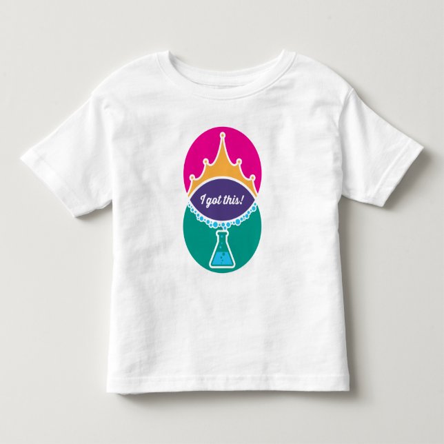 T-shirt Pour Les Tous Petits Chemise pour tout-petits Princesse des sciences (g (Devant)
