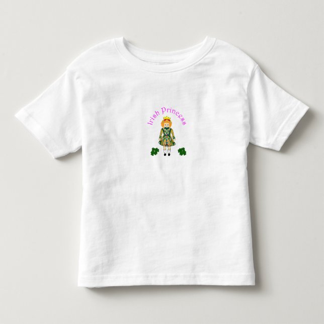 T-shirt Pour Les Tous Petits Chemise princesse irlandaise Toddler (Devant)