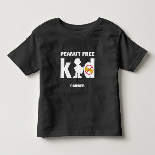 T-shirt Pour Les Tous Petits Chemise superbe d'alerte d'allergie alimentaire de