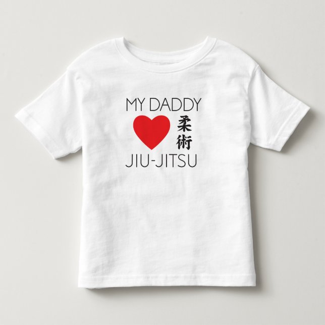 T-shirt Pour Les Tous Petits Chemise Toddler Jiu-Jitsu (Devant)