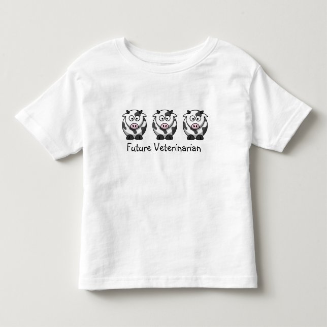 T-shirt Pour Les Tous Petits Chemise Vétérinaire Futur (Devant)