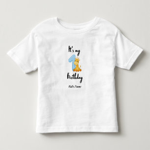 T-shirt Pour Les Tous Petits Chemises d'anniversaire personnalisées