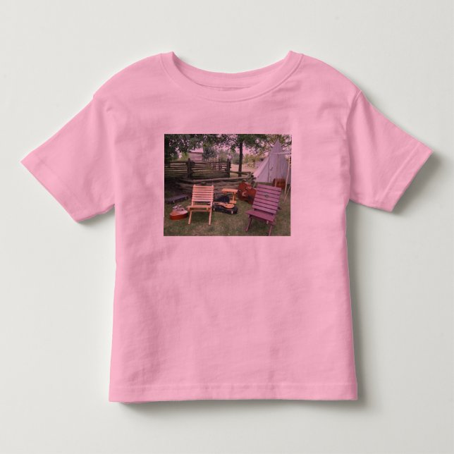 T-shirt Pour Les Tous Petits Chemises du camp de musique (Devant)