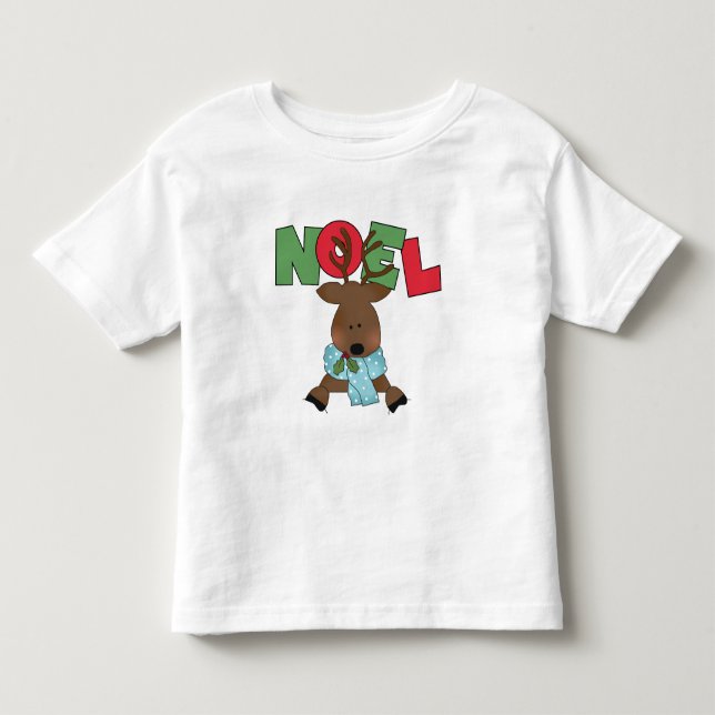 T-shirt Pour Les Tous Petits Chemises et cadeaux Reindeer Noel (Devant)