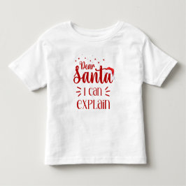 T-shirt Pour Les Tous Petits Cher Père Noël drôle Noël Unisex