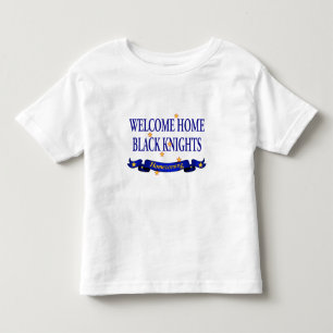 T-shirt Pour Les Tous Petits Chevaliers noirs à la maison bienvenus