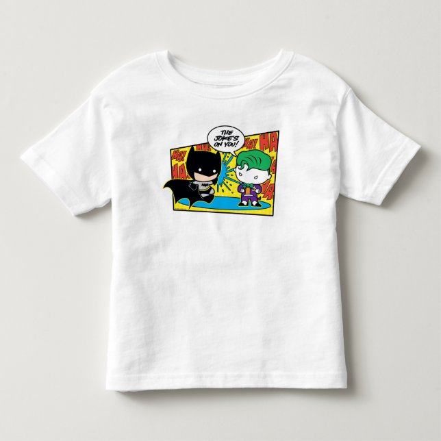 T-shirt Pour Les Tous Petits Chibi Joker Pranking Chibi Batman (Devant)