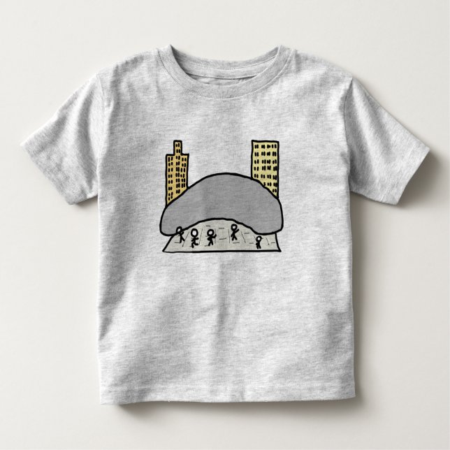 T-shirt Pour Les Tous Petits Chicago Bean (Devant)