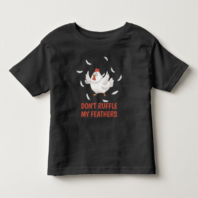 T-shirt Pour Les Tous Petits Chicken Feathers (Devant)