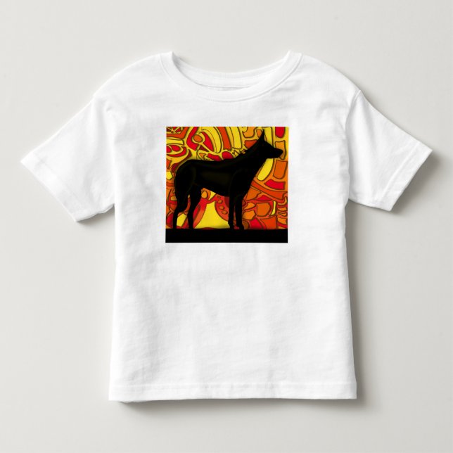 T-shirt Pour Les Tous Petits Chien Kelpie australien (Devant)