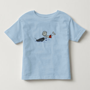T-shirt Pour Les Tous Petits Chiffre de bâton de tuyauterie