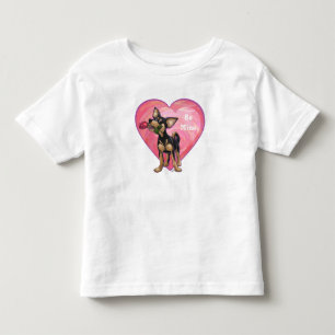 T-shirt Pour Les Tous Petits Chihuahua Saint-Valentin