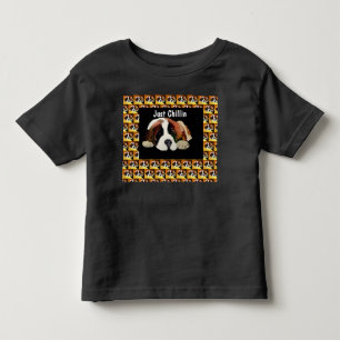 T-shirt Pour Les Tous Petits Chiots St-Bernard