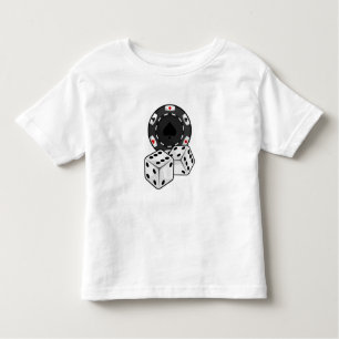 T-shirt Pour Les Tous Petits Chip & Dice pour Poker