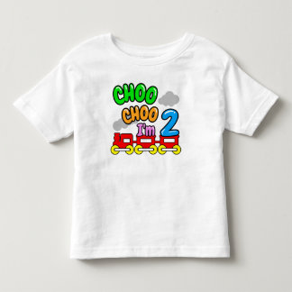 T-shirt Pour Les Tous Petits Choo Choo I'm 2 Shirt,Funny 2nd Birthday