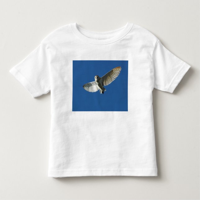 T-shirt Pour Les Tous Petits Chouette à l'étable en vol diurne (Devant)