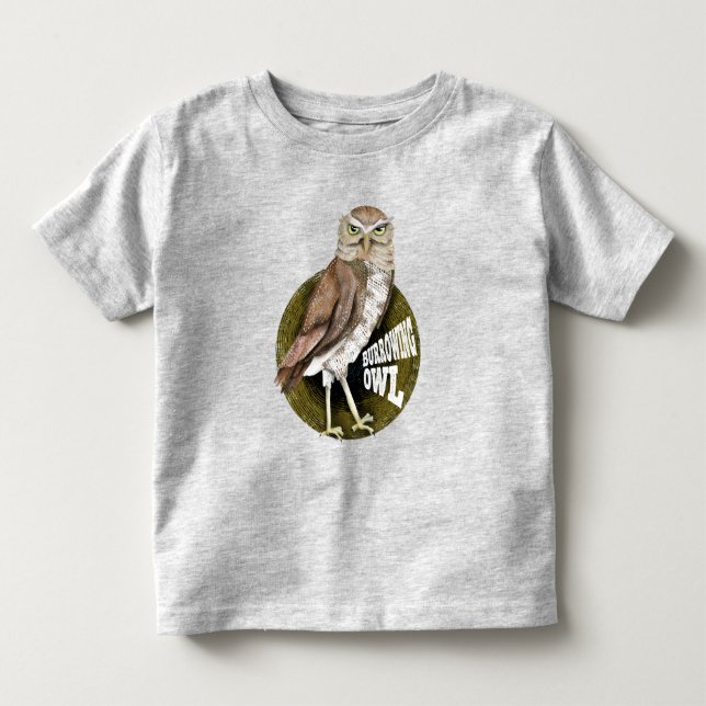T-shirt Pour Les Tous Petits Chouette brulante (Devant)