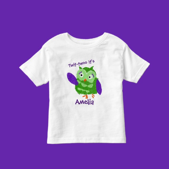 T-shirt Pour Les Tous Petits Chouette Cute personnalisée (Créateur téléchargé)