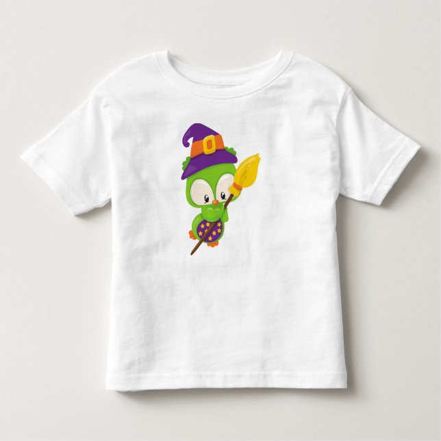 T-shirt Pour Les Tous Petits Chouette d'Halloween, Chouette mignonne, Chouette  (Devant)