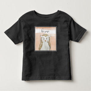 T-shirt Pour Les Tous Petits Chouette   Soyez sages