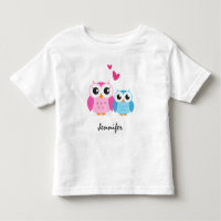 Chouettes de dessin mignonnes avec le coeur nom pe