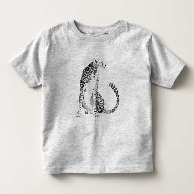T-shirt Pour Les Tous Petits Chrome Cheetah (Devant)
