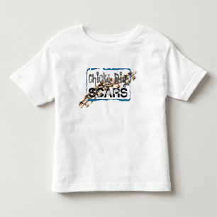 T-shirt Pour Les Tous Petits Cicatrices de fouille de poussins (style A) -