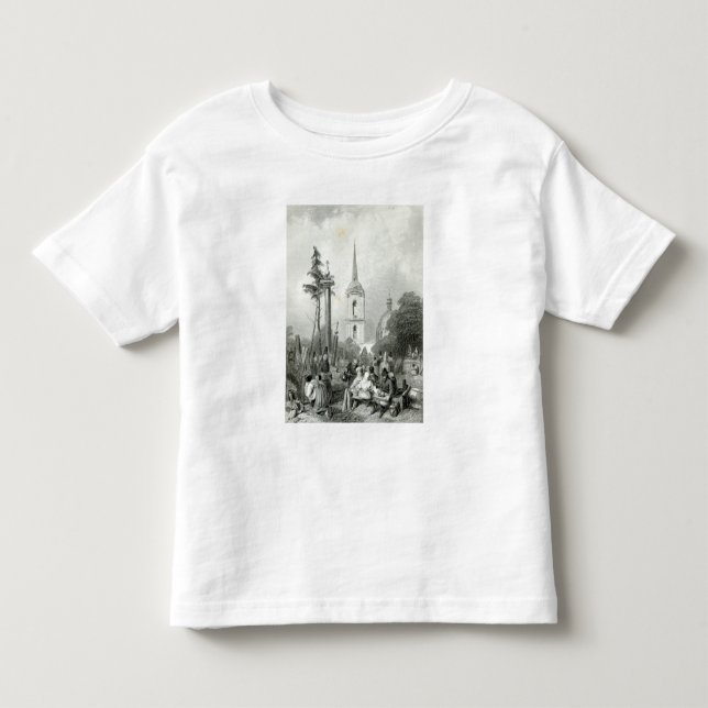 T-shirt Pour Les Tous Petits Cimetière de l'église de Smolensko (Devant)
