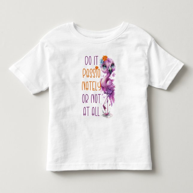 T-shirt Pour Les Tous Petits Citations Inspirationnelles Motivationnelles Flama (Devant)