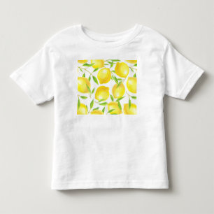 T-shirt Pour Les Tous Petits Citrons et motif feuille
