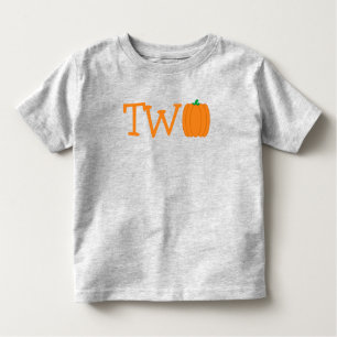 T-shirt Pour Les Tous Petits Citrouille 2e anniversaire