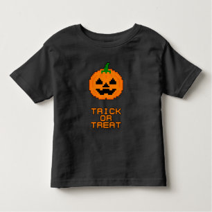 T-shirt Pour Les Tous Petits Citrouille HALLOWEEN - TRICK OU TRAITEMENT