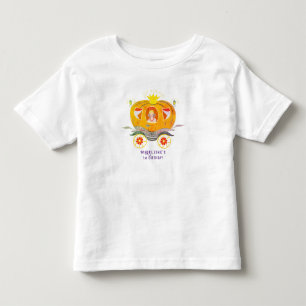 T-shirt Pour Les Tous Petits Citrouille Princesse Carriage Fleurs sauvages Anni