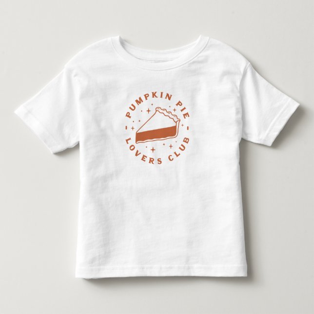 T-shirt Pour Les Tous Petits Club des amateurs de tartes citrouilles (Devant)