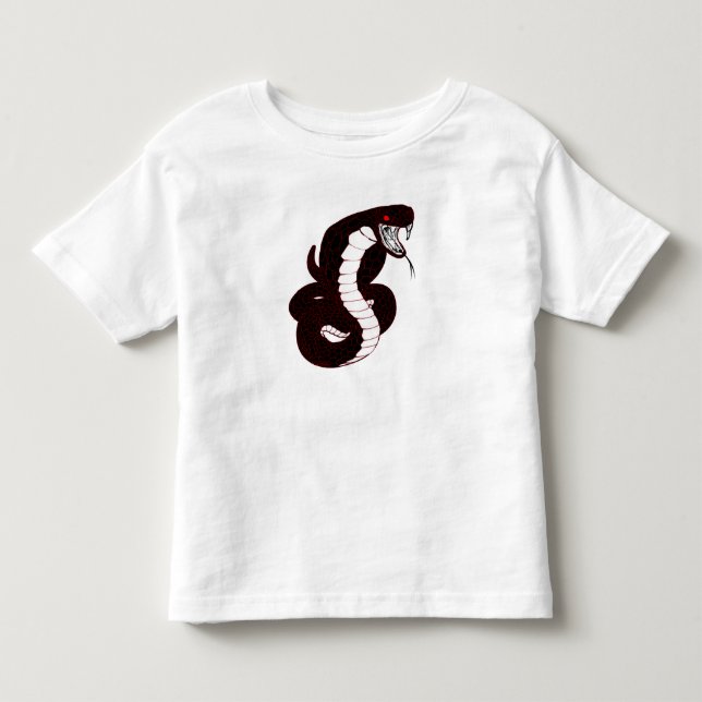 T-shirt Pour Les Tous Petits Cobra rouge d'échelle (Devant)