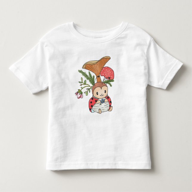 T-shirt Pour Les Tous Petits Coccinelle (Devant)