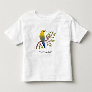 T-shirt Pour Les Tous Petits coccinelle insecte savoureux coloré oiseau féminin