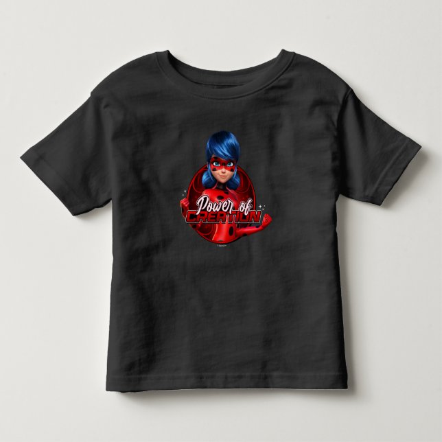 T-shirt Pour Les Tous Petits Coccinelle | Pouvoir de Création (Devant)