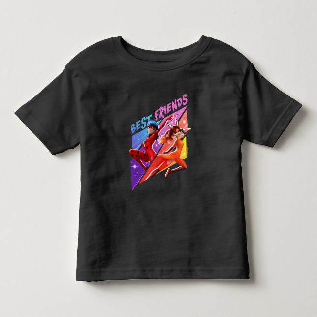 T-shirt Pour Les Tous Petits Coccinelle & Rena Rouge | Meilleures Amies (Devant)