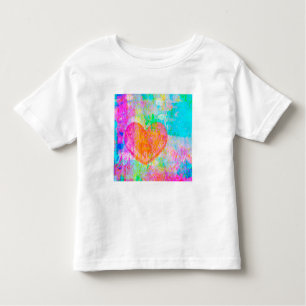 T-shirt Pour Les Tous Petits Coeur Boho