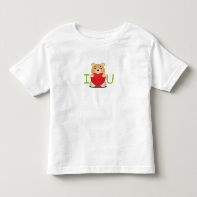 T-shirt Pour Les Tous Petits Coeur d'amour (Devant)