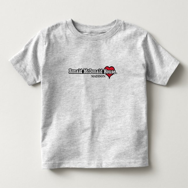 T-shirt Pour Les Tous Petits Coeur de Ronald McDonald (Devant)